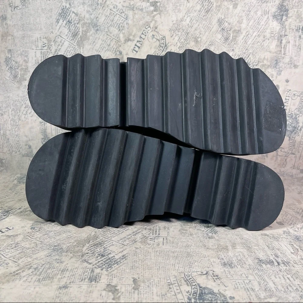 American Eagle Bandstand 90s Y2K Platform Slip On Shoes Chunky Vintage